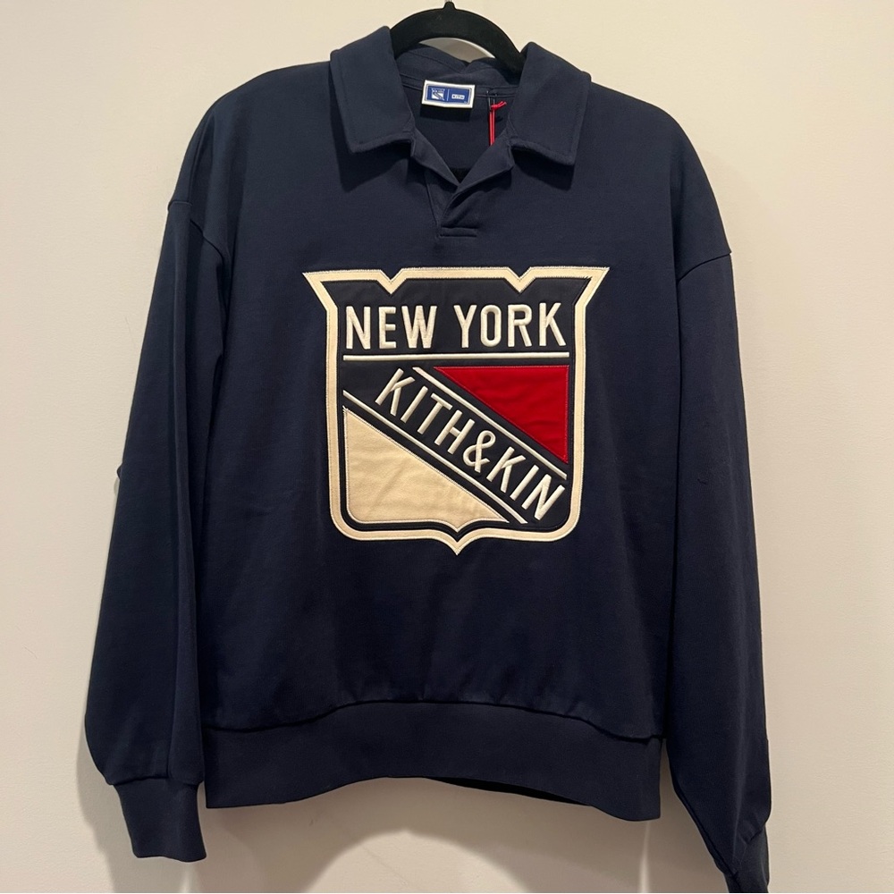 Kith x NY Rangers rugby shirt